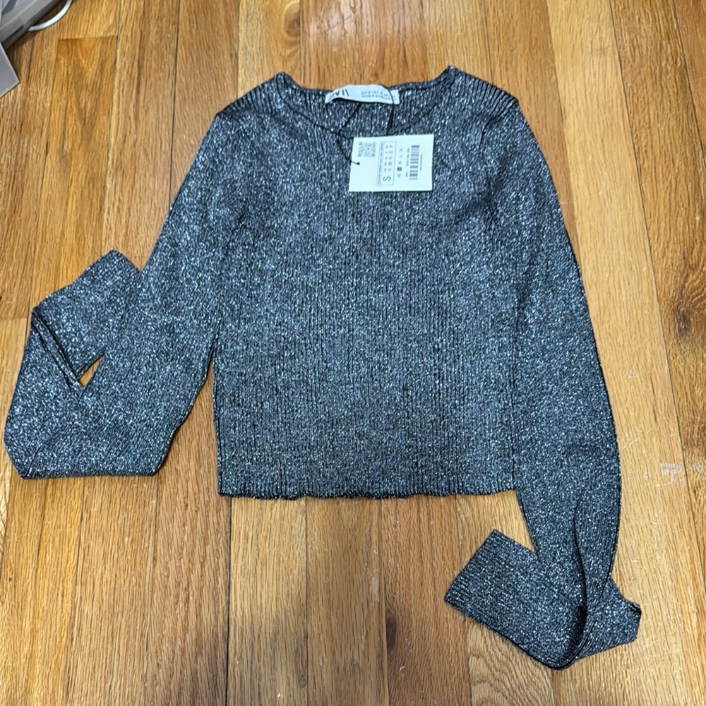Zara Grey Knit Sweater